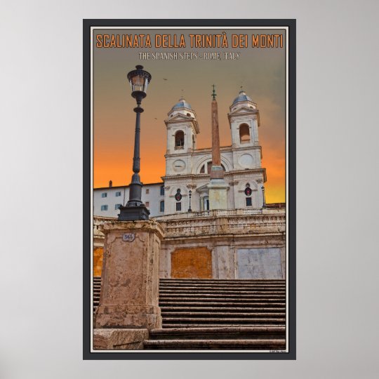 The Spanish Steps Poster