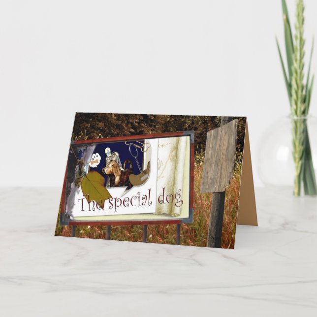 The special dog card (Front)