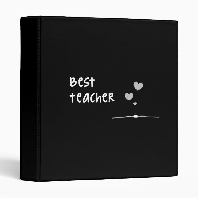 **THE SPECIAL MEMORIES OF TEACHER'S SCHOOL YEAR" 3 RING BINDER (Front/Spine)