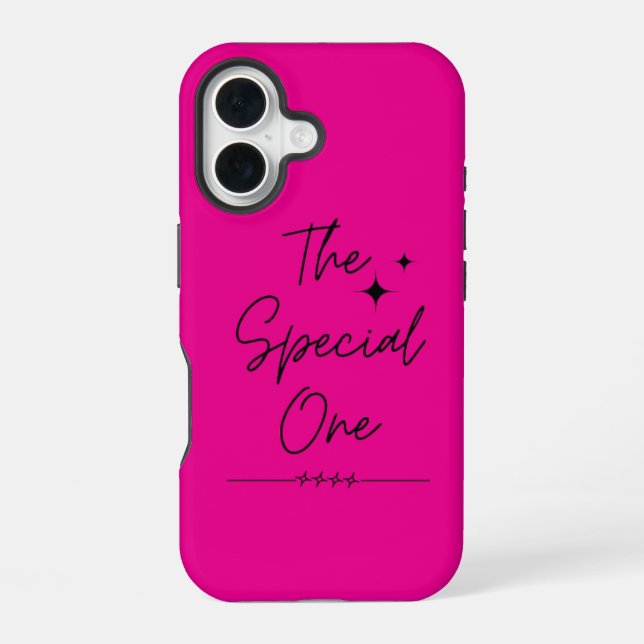 The Special One Iphone Case (Back)