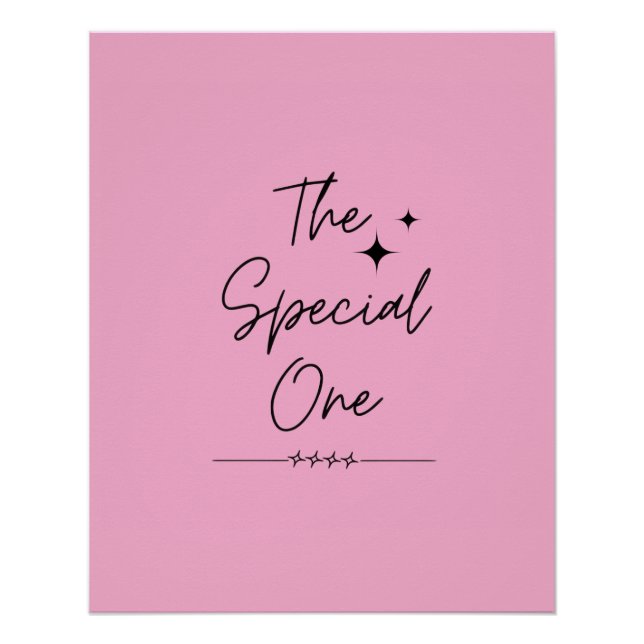 The Special One Poster (Front)