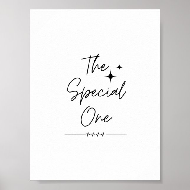 The Special One Poster (Front)