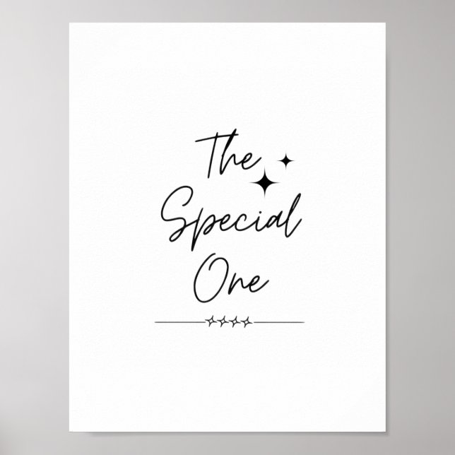 The Special One Poster (Front)
