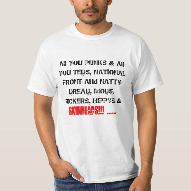 THE SPECIALS DO THE DOG SKINHEAD T SHIRT (Front)