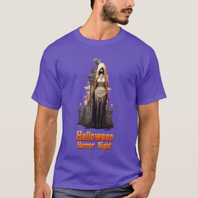 The Specter of Halloween funny T-Shirt (Front)