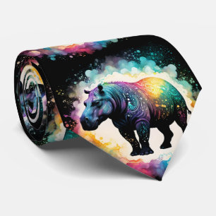 The Spectral Hippo: A Holographic Journey Neck Tie