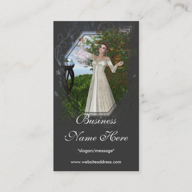 'The Spell' D2 - Magic Themed Business Cards (Front)