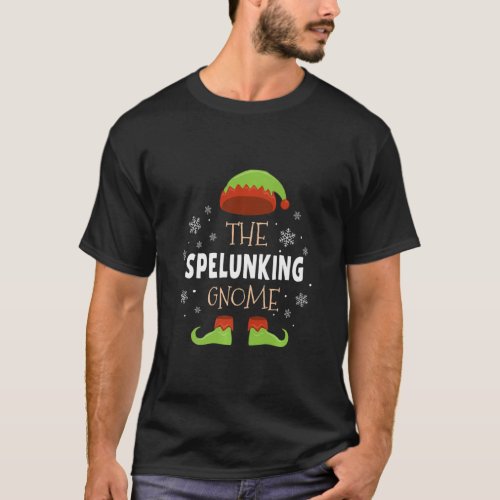 The Spelunking Gnome Speleology Caving Caver Spelu T_Shirt