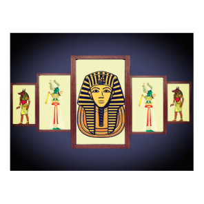 The Sphinx and Egyptian Deities Beautiful Poster