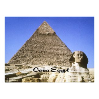 The Sphinx and Pyramid Photo Print