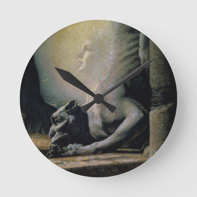 The Sphinx and the Chimera, 1906 (oil on canvas) Round Clock (Front)