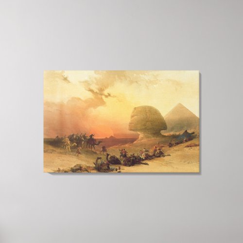 The Sphinx at Giza Canvas Print