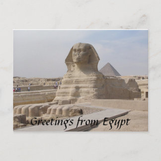 The Sphinx,Cairo Postcard