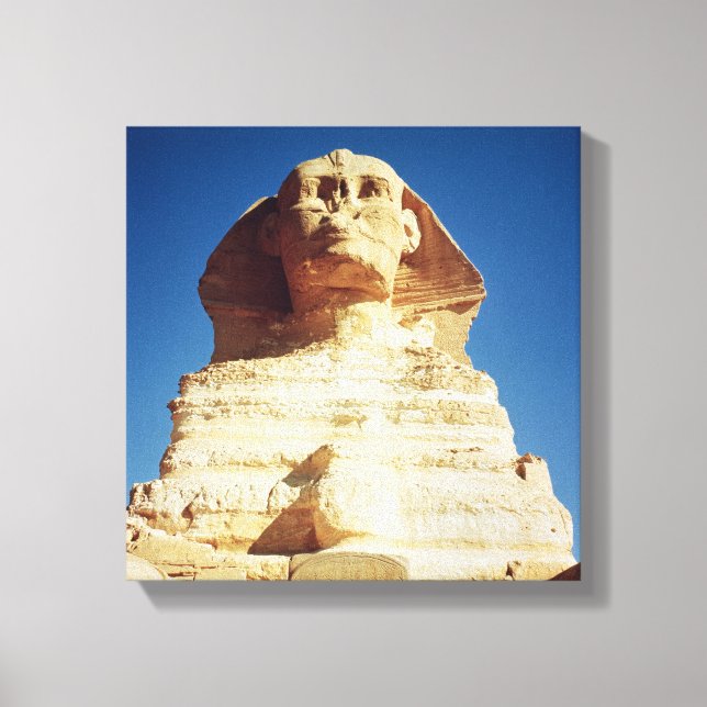 The Sphinx, dating from the reign of King Canvas Print (Front)