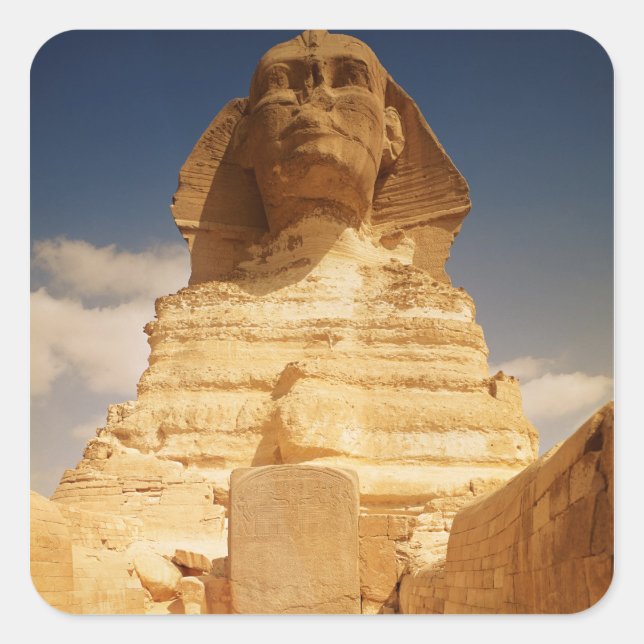The Sphinx, dating from the reign of King Square Sticker (Front)