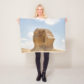 The sphinx fleece blanket
