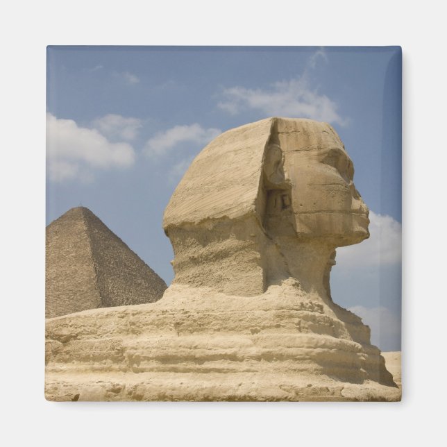 The Sphinx, Giza, Al Jizah, Egypt Magnet (Front)