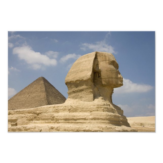 The Sphinx, Giza, Al Jizah, Egypt Photo Print (Front)