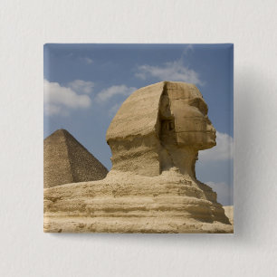 The Sphinx, Giza, Al Jizah, Egypt Pinback Button