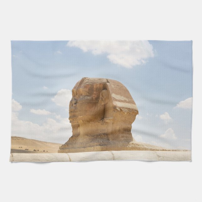 The sphinx kitchen towel (Horizontal)