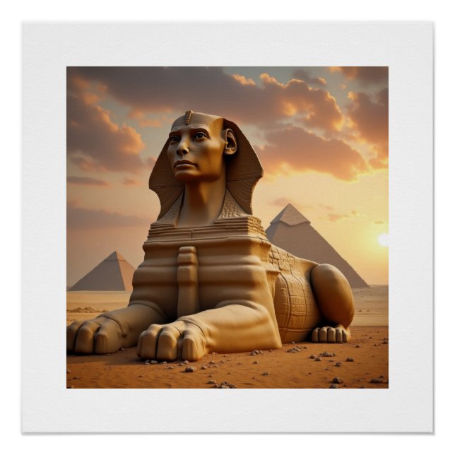 The Sphinx of Giza – Guardian of the Pyramids Poster (Front)