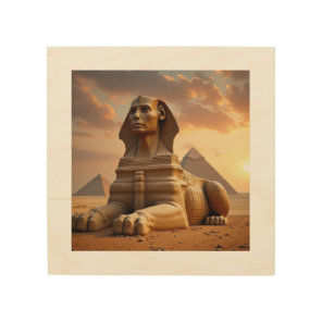 The Sphinx of Giza – Guardian of the Pyramids Wood Wall Art