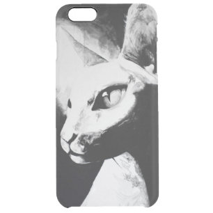 The Sphynx Cat Feline Art iPhone 6+ Clear Case