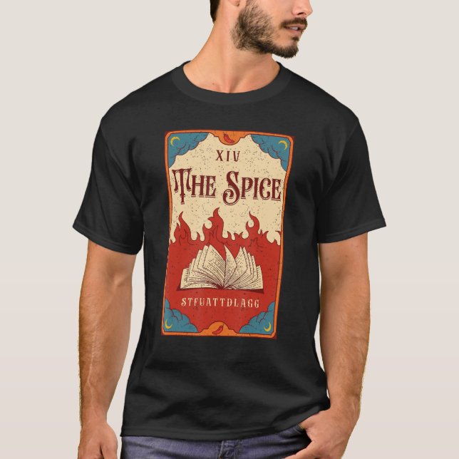 The Spice Tarot Card Smut Book Reading Spicy Book  T-Shirt (Front)