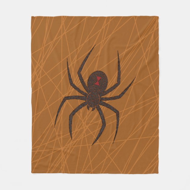 The Spider's Web Fleece Blanket (Front)