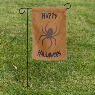 The Spider's Web Garden Flag