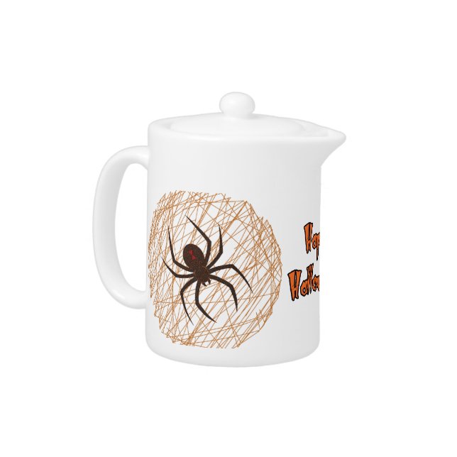 The Spider's Web Tea Pot (Left)