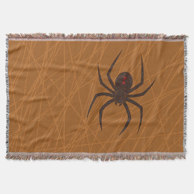 The Spider's Web Throw Blanket (Front)