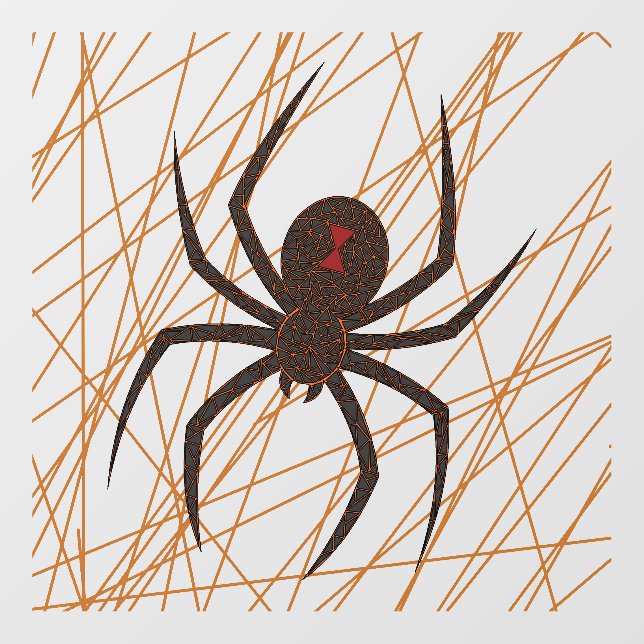 The Spider's Web Wall Decal (Front)