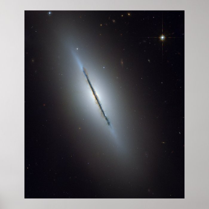 The Spindle Galaxy NGC 5866 Messier 102 Poster