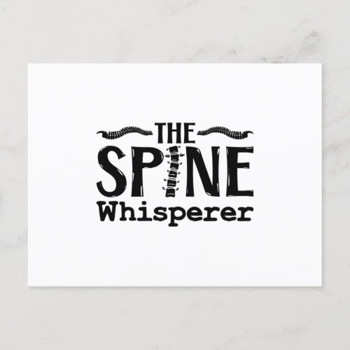 The Spine Whisperer Chiropractic Chiropractor Postcard