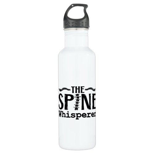 The Spine Whisperer Chiropractic Chiropractor Stainless Steel Water Bottle