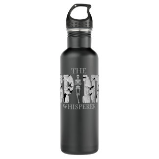The Spine Whisperer Chiropractic Shirt Graphic Chi Stainless Steel Water Bottle