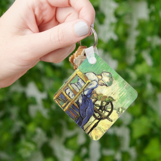 The Spinner by Vincent van Gogh Keychain (Hand)