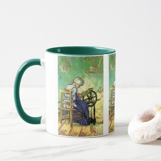 The Spinner by Vincent van Gogh Mug (With Donut)