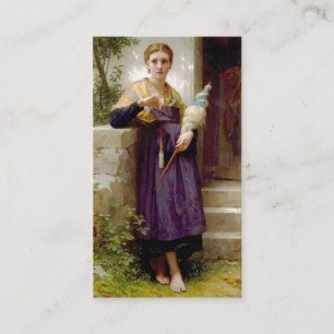 The Spinner, William-Adolphe Bouguereau Business Card