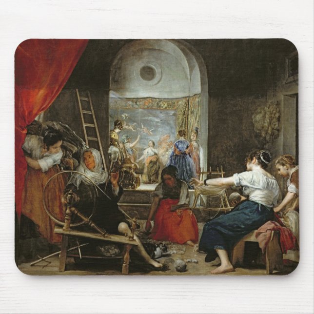 The Spinners, or The Fable of Arachne, 1657 Mouse Pad (Front)