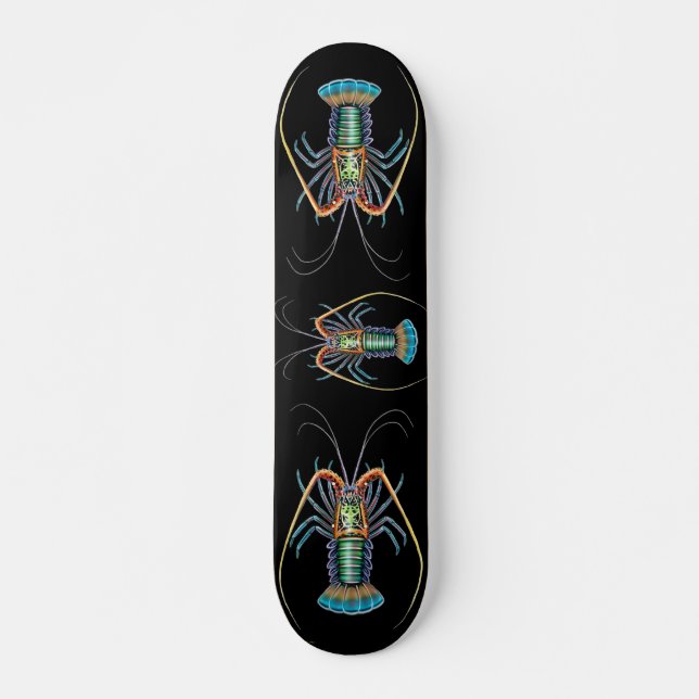 The Spiny Lobster Skateboard Deck (Front)
