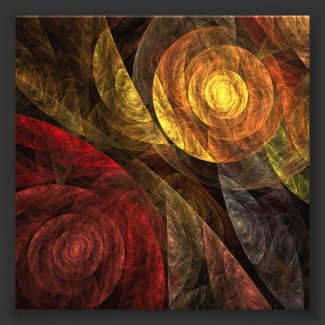 The Spiral of Life Abstract Art Photo Print
