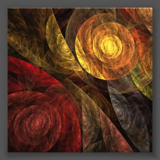The Spiral of Life Abstract Art Photo Print