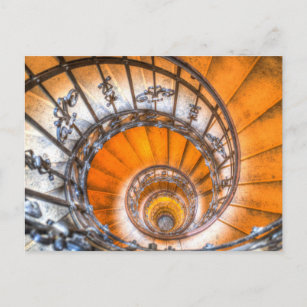 The Spiral Staircase St Stephens Basilica Postcard