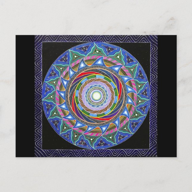 The Spiraling Vortex (postcard) Postcard (Front)