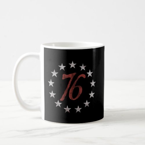 The Spirit 76 Vintage Retro 4Th Of July Independen Coffee Mug