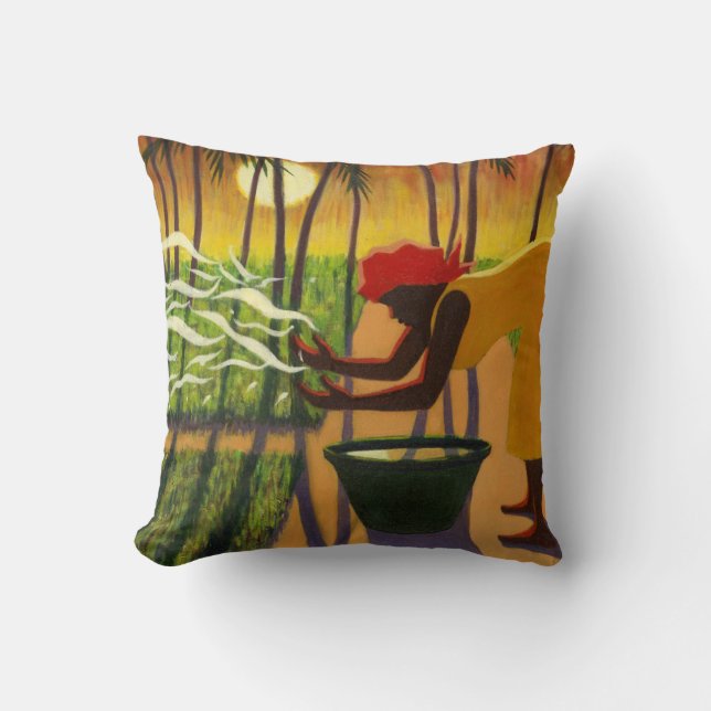 The Spirit Garden 2007 Throw Pillow (Front)