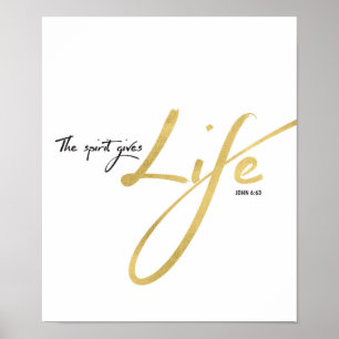 The Spirit Gives Life Art Print