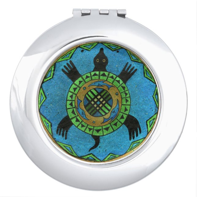 The Spirit Guide Totem Compact Mirror (Front)